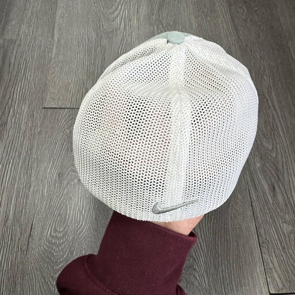 Tiger Woods Collection Nike Golf Flexfit Hat Mesh Cap 20XI VRS M/L Gray - Picture 3 of 8